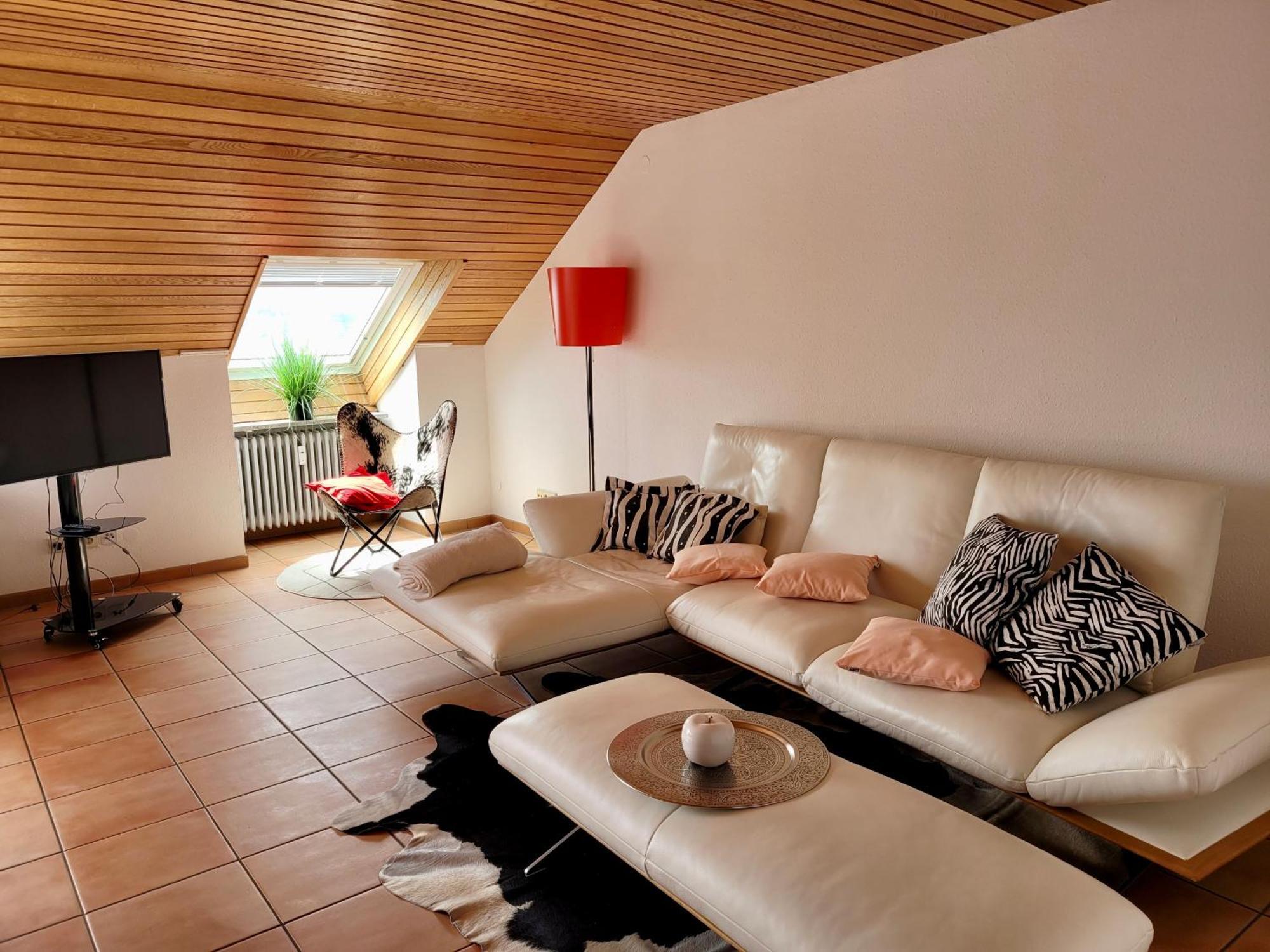 Ferienwohnung mit Seeblick und Dachterrasse in Überlingen Exterior foto