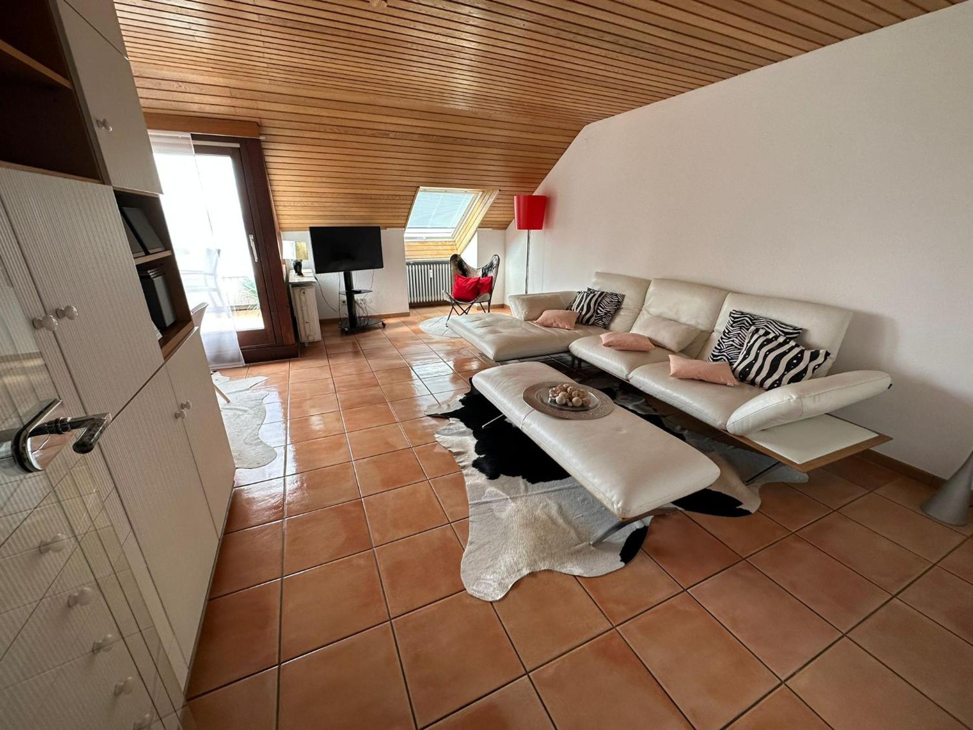 Ferienwohnung mit Seeblick und Dachterrasse in Überlingen Exterior foto
